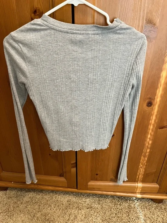 Grey Top Shop light weight cardigan size 4 - Picture 3 of 3
